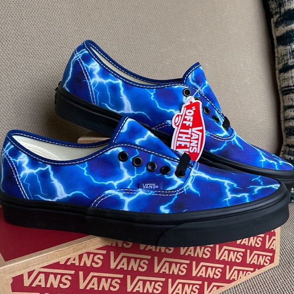 Vans Authentic Lightning Black / Blue MEN`S - Picture 7 of 16